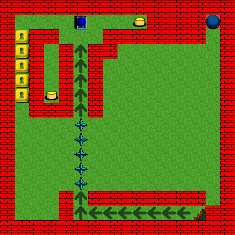 Screenshot 2 du labyrinthe "Étages en clé d'or"