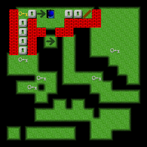 Screenshot 5 du labyrinthe "Étages en clé d'or"